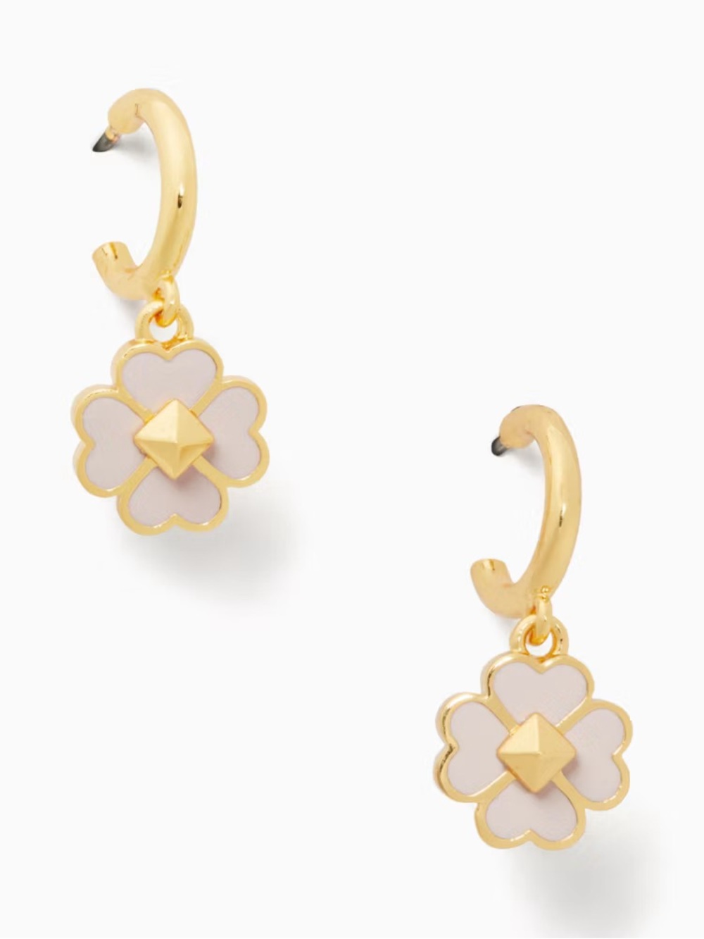 KATE SPADE NEW YORK ♠️ DAY TRIPPER HUGGIE LOGO EARRINGS